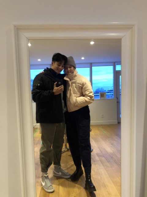 Selfie with Girlfriend In Our First Place